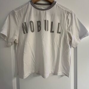 NOBULL White and Gray T-Shirt